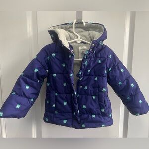 Kids' Blue Owl Print Jacket